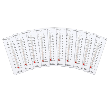 LEARNING RESOURCES Student Thermometer, PK10 0302
